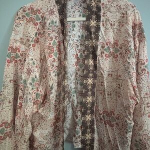 Evereve Paisley Kimono Jacket